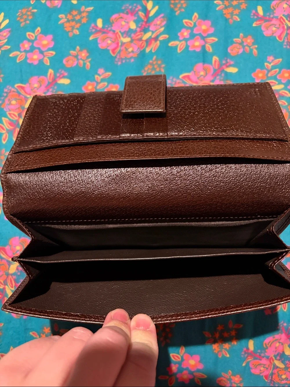 Gucci Beige Brown GG Canvas Long Wallet - Picture 6 of 9